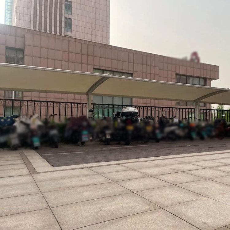 昂仁县膜结构电动车棚