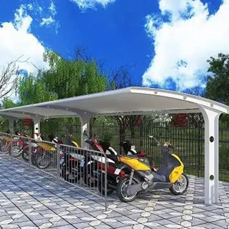 昂仁县膜结构电动车棚